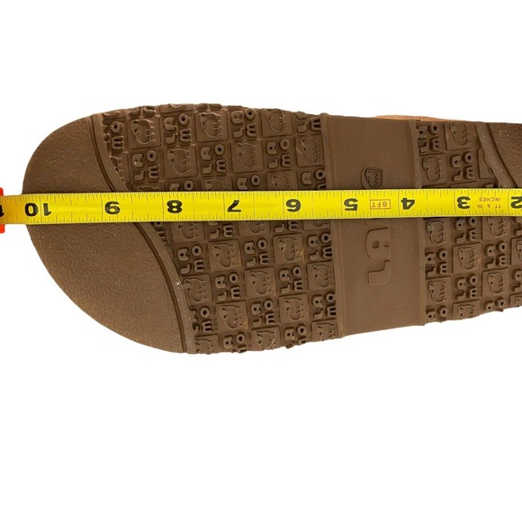 Lamo Open Toe Wrap Suede Slippers Shearling Lined Women's 9 XL Tried on only - Picture 11 of 11